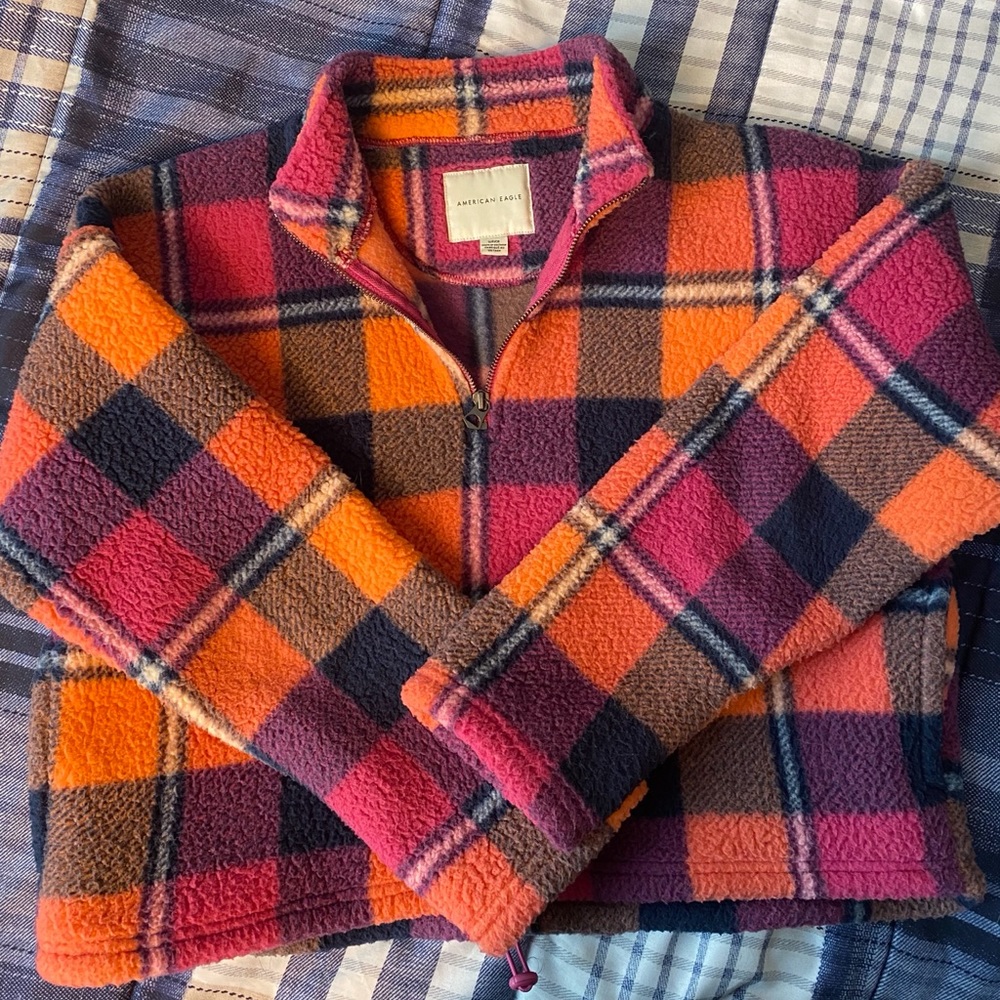 American Eagle Sweatshirt Pullover Quarter Zip